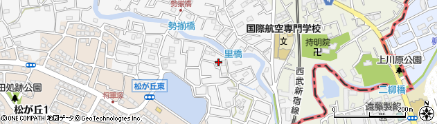 埼玉県所沢市久米54周辺の地図
