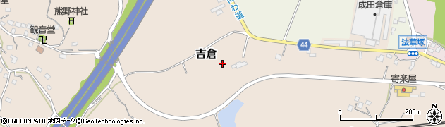 千葉県成田市吉倉38周辺の地図