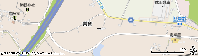 千葉県成田市吉倉36周辺の地図