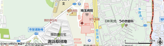 埼玉県和光市諏訪周辺の地図