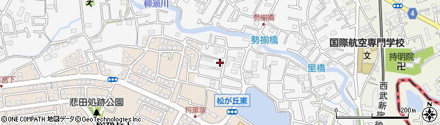 埼玉県所沢市久米263周辺の地図