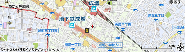 東京地下鉄株式会社　有楽町線地下鉄成増駅周辺の地図