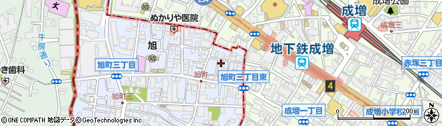 東京都練馬区旭町3丁目25-15周辺の地図