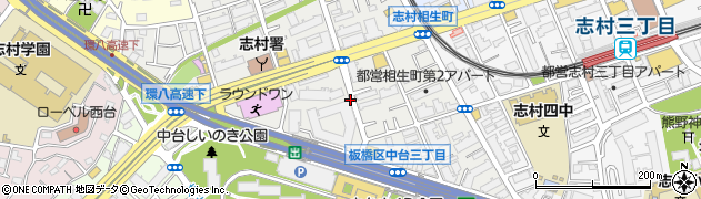 東京都板橋区相生町周辺の地図