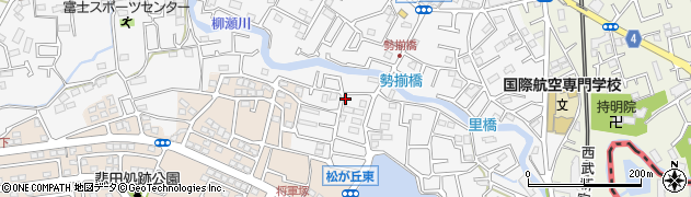 埼玉県所沢市久米286周辺の地図