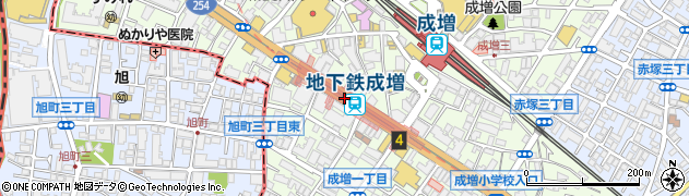 地下鉄成増駅周辺の地図