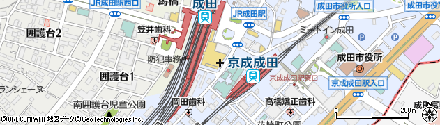 成田駅前デンタルオフィス周辺の地図