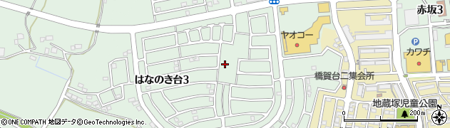 千葉県成田市はなのき台周辺の地図