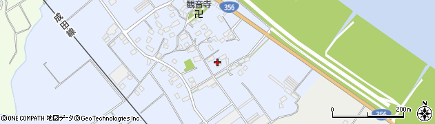 千葉県銚子市忍町周辺の地図