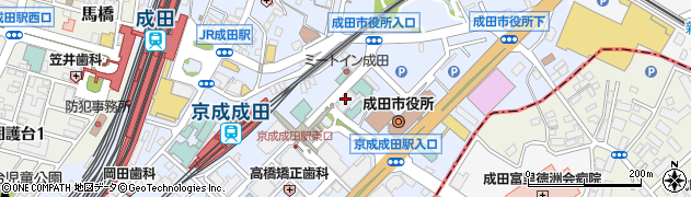 住友生命保険相互会社　北千葉支社成田法人支部周辺の地図