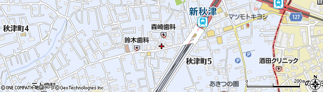 竹辰周辺の地図