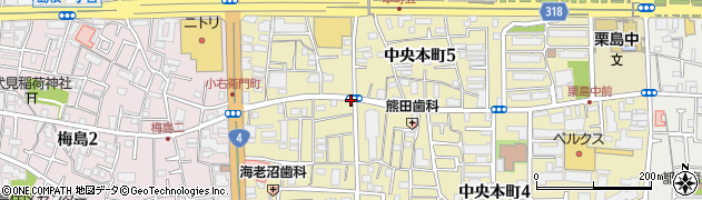 栗島住区センター周辺の地図
