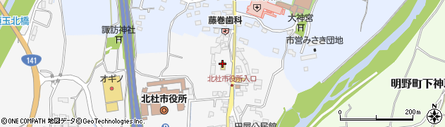 ローソン須玉大豆生田店周辺の地図