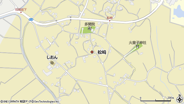 〒270-1344 千葉県印西市松崎の地図