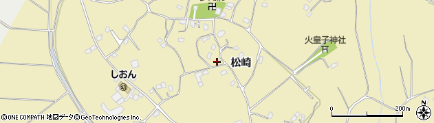 千葉県印西市松崎周辺の地図