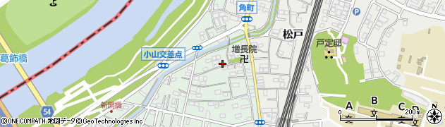 千葉県松戸市小山46周辺の地図