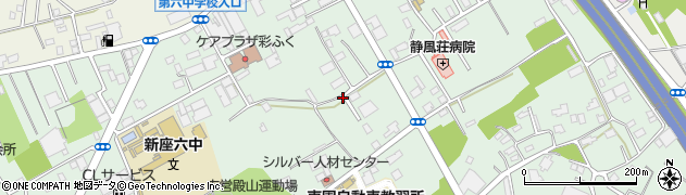埼玉県新座市堀ノ内周辺の地図