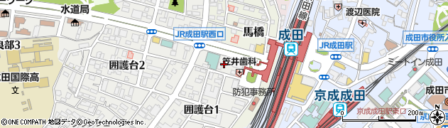 エスティーク　成田店周辺の地図