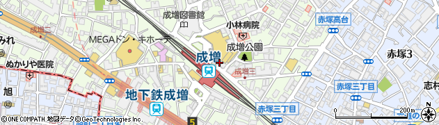 ＮＯＶＡ東京成増校周辺の地図