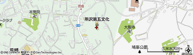 所沢文化幼稚園　所沢第五文化幼稚園周辺の地図