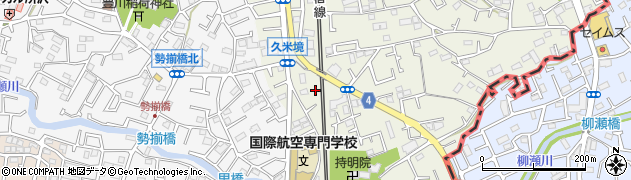 秋津橋周辺の地図