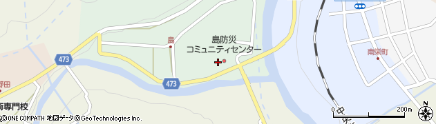 長野県木曽郡上松町島周辺の地図