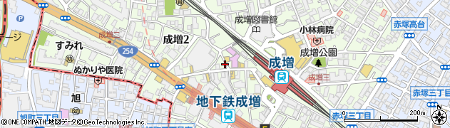 株式会社エイブル　成増店周辺の地図