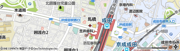 スターツピタットハウス株式会社　ピタットハウス成田販売センター周辺の地図