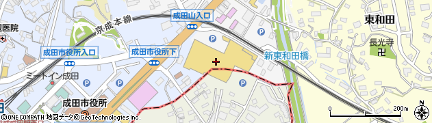 マックスバリュ成田富里店周辺の地図
