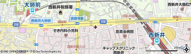 東昇住宅株式会社　西新井営業所周辺の地図