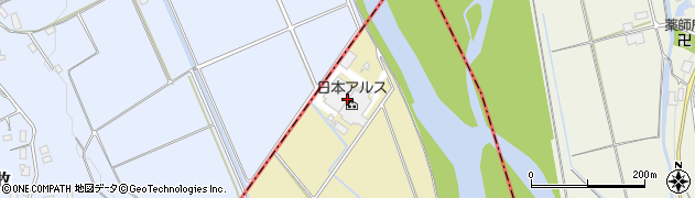 日本アルス株式会社　伊那工場周辺の地図