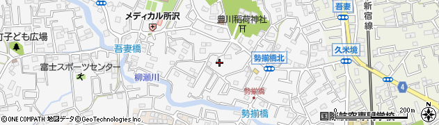 埼玉県所沢市久米1604周辺の地図