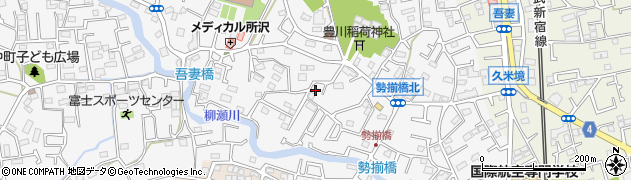 埼玉県所沢市久米1605周辺の地図