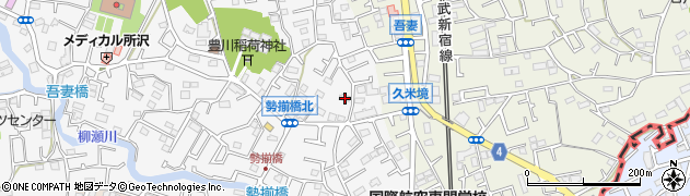 埼玉県所沢市久米378周辺の地図