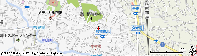 埼玉県所沢市久米372周辺の地図