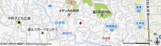 埼玉県所沢市久米1625周辺の地図