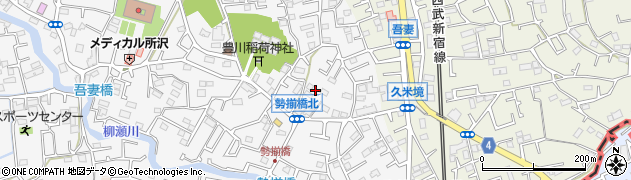 埼玉県所沢市久米370周辺の地図