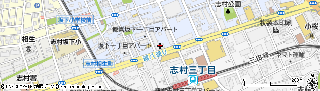 東京都板橋区坂下1丁目周辺の地図