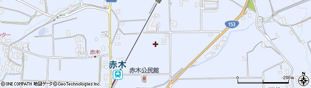 長野県伊那市西春近（赤木）周辺の地図