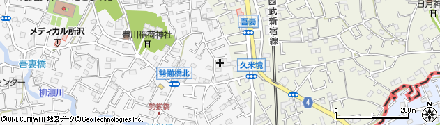 埼玉県所沢市久米379周辺の地図