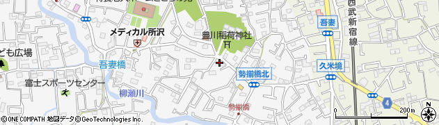 埼玉県所沢市久米1584周辺の地図