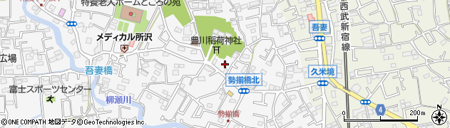 埼玉県所沢市久米410周辺の地図
