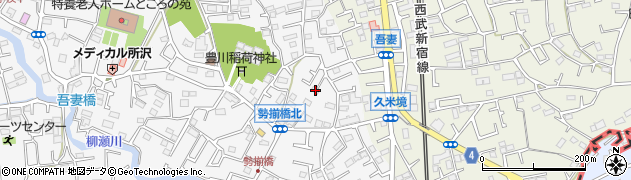 埼玉県所沢市久米376周辺の地図