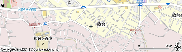 千葉県松戸市稔台1109周辺の地図