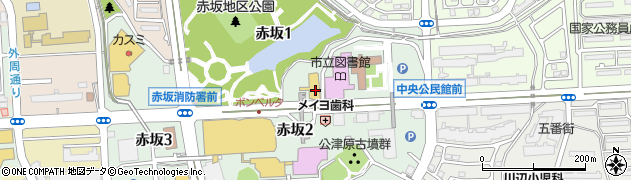ジープ成田周辺の地図