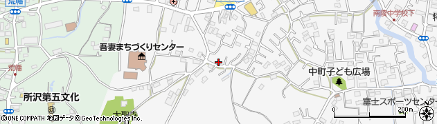 埼玉県所沢市久米2158周辺の地図