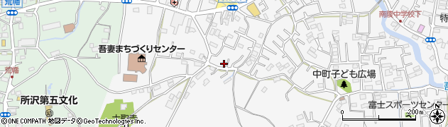 埼玉県所沢市久米2157周辺の地図
