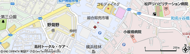 松戸総合卸売センター　協同組合周辺の地図
