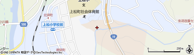 長野県上松町（木曽郡）宮前周辺の地図