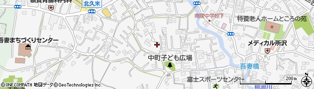 埼玉県所沢市久米2042周辺の地図